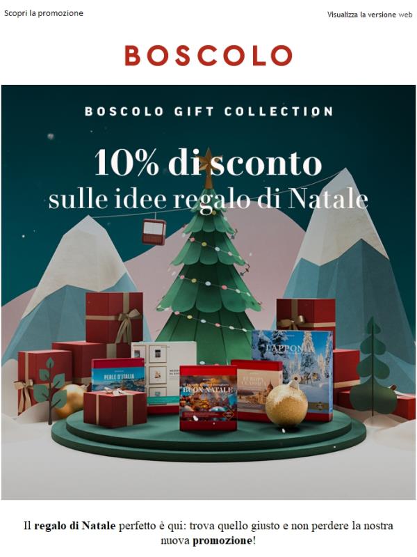10% di sconto sui regali di Natale