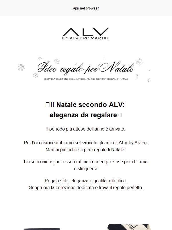 ✨ Idee Regalo Natale 2025 – Scopri i must-have ALV by Alviero Martini