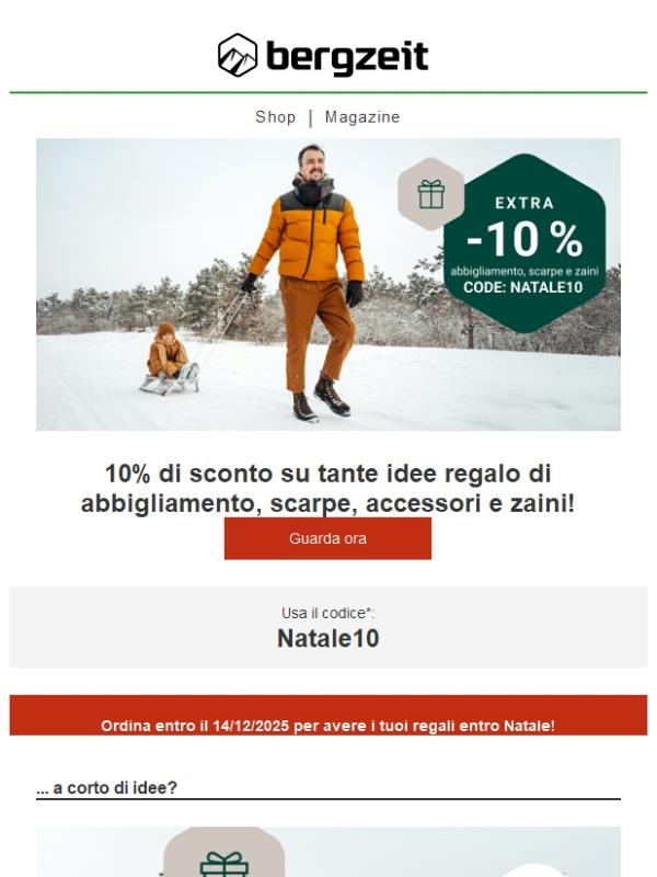 🎄Solo 9 giorni per i tuoi regali sotto l'albero