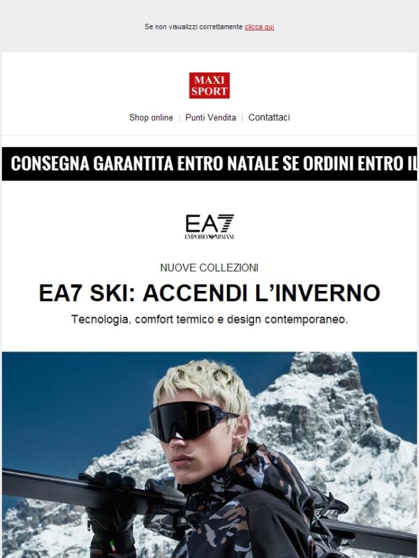 ❄️ Collezione EA7 SKI: accendi l'inverno!