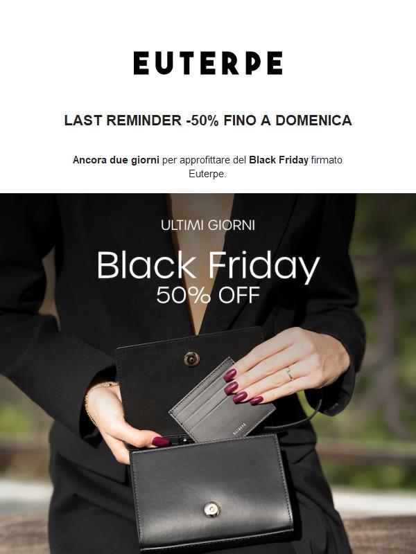 Last Call: Black Friday -50%