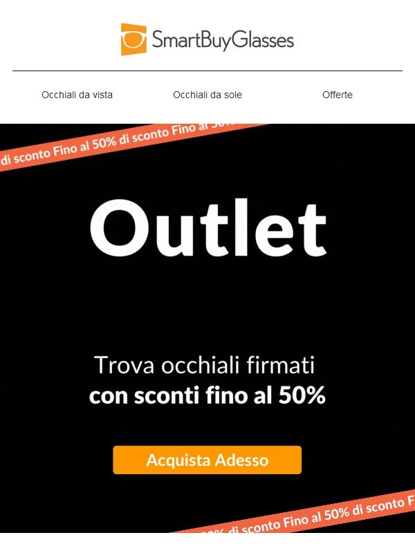 Offerte Outlet: fino al 50% di sconto 🔥