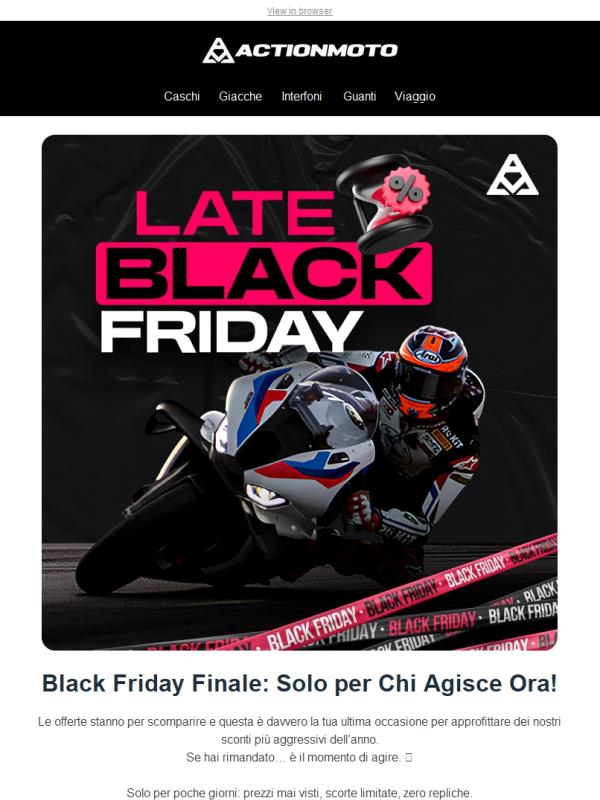 🔥 Ultima Chiamata Black Friday: Sconti Prima che Spariscano!