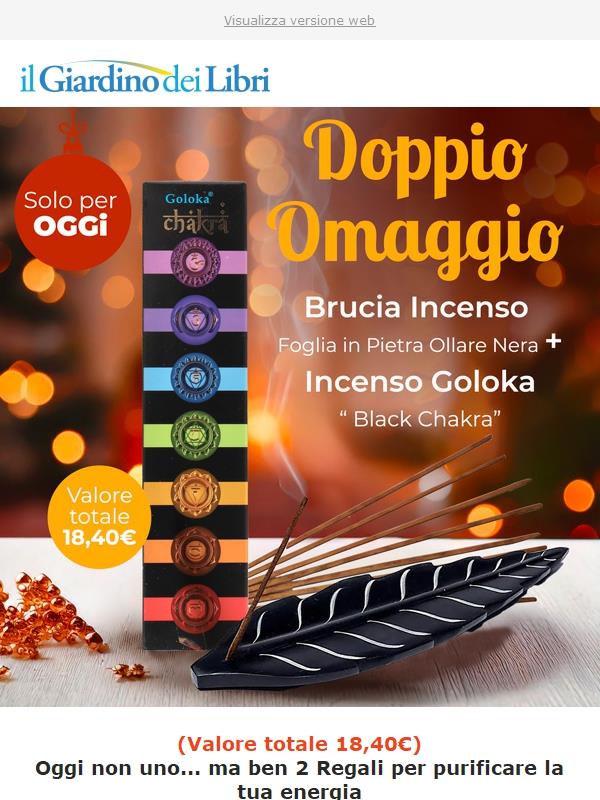 (SOLO OGGI) 🎁🎁 Doppio Regalo: Brucia Incenso in Pietra + Incenso (Valore 18,40€)