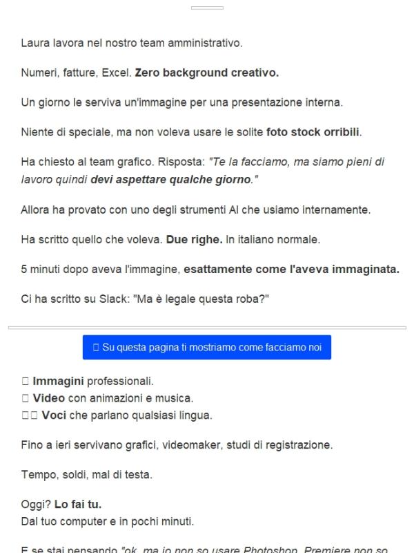 “Ma io NON sono un creativo…" (perfetto)