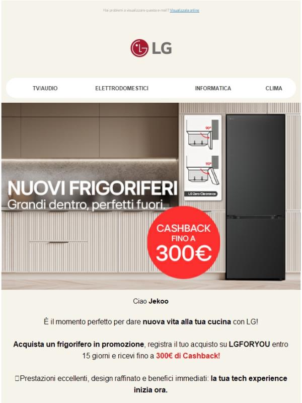 🚀Fino a 300€ di Cashback per la tua cucina!