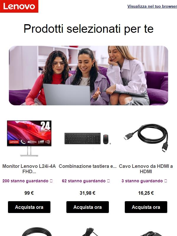 Nuove scelte personalizzate solo per te!