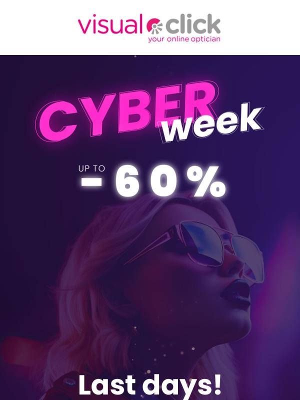 It’s not too late! Last days of Cyber Week — take your chance now!