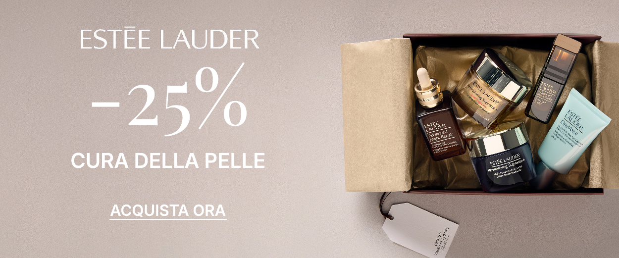 estee lauder skincare 25 di sconto
