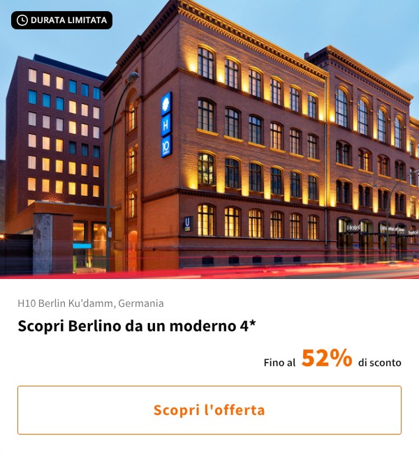 Scopri Berlino da un moderno 4*