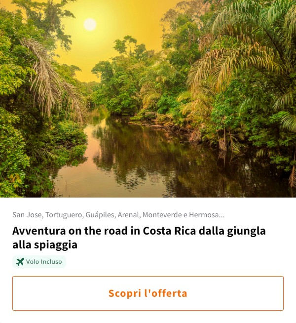 Avventura on the road in Costa Rica dalla giungla alla spiaggia