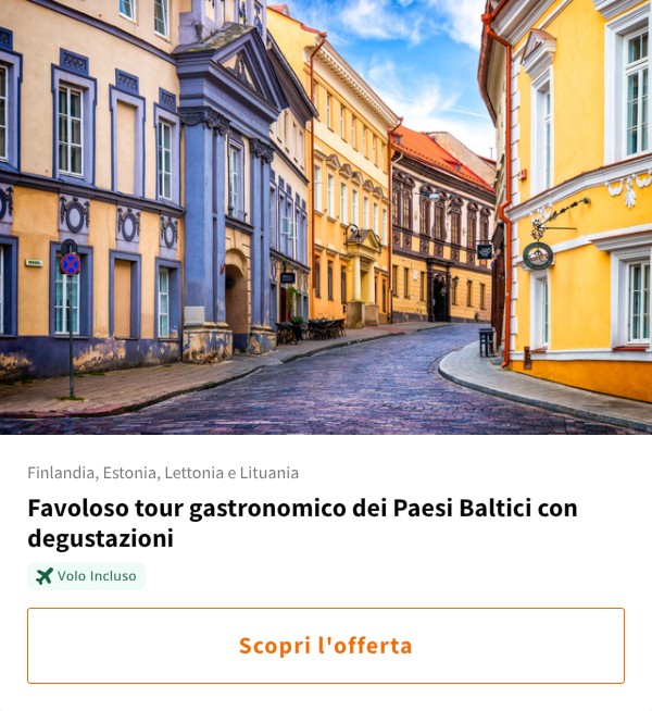 Favoloso tour gastronomico dei Paesi Baltici con degustazioni