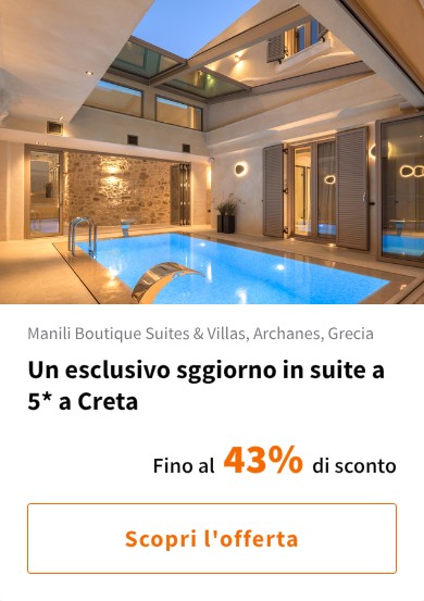 Un esclusivo sggiorno in suite a 5* a Creta