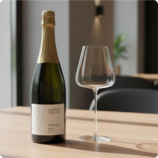 Metodo Classico Trento DOC - Set 2 Italesse Etoile Sparkle Glasses 48 cl