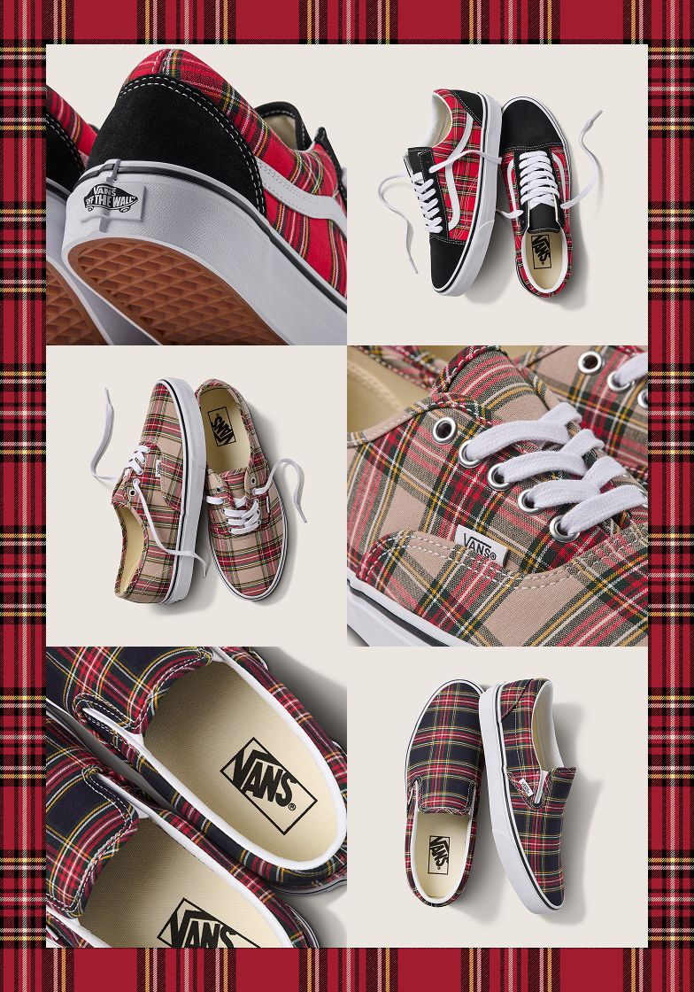 Meet The Vans Plaid Shoes Grid