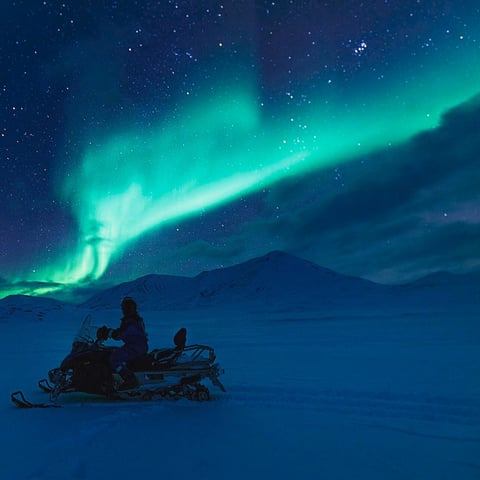 Activity image: Kiruna: tour in motoslitta per vedere l'aurora boreale