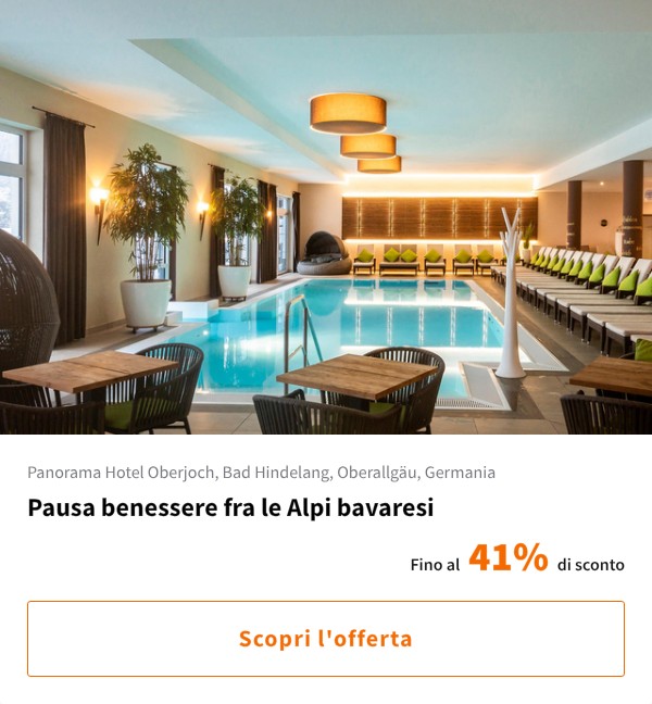 Pausa benessere fra le Alpi bavaresi