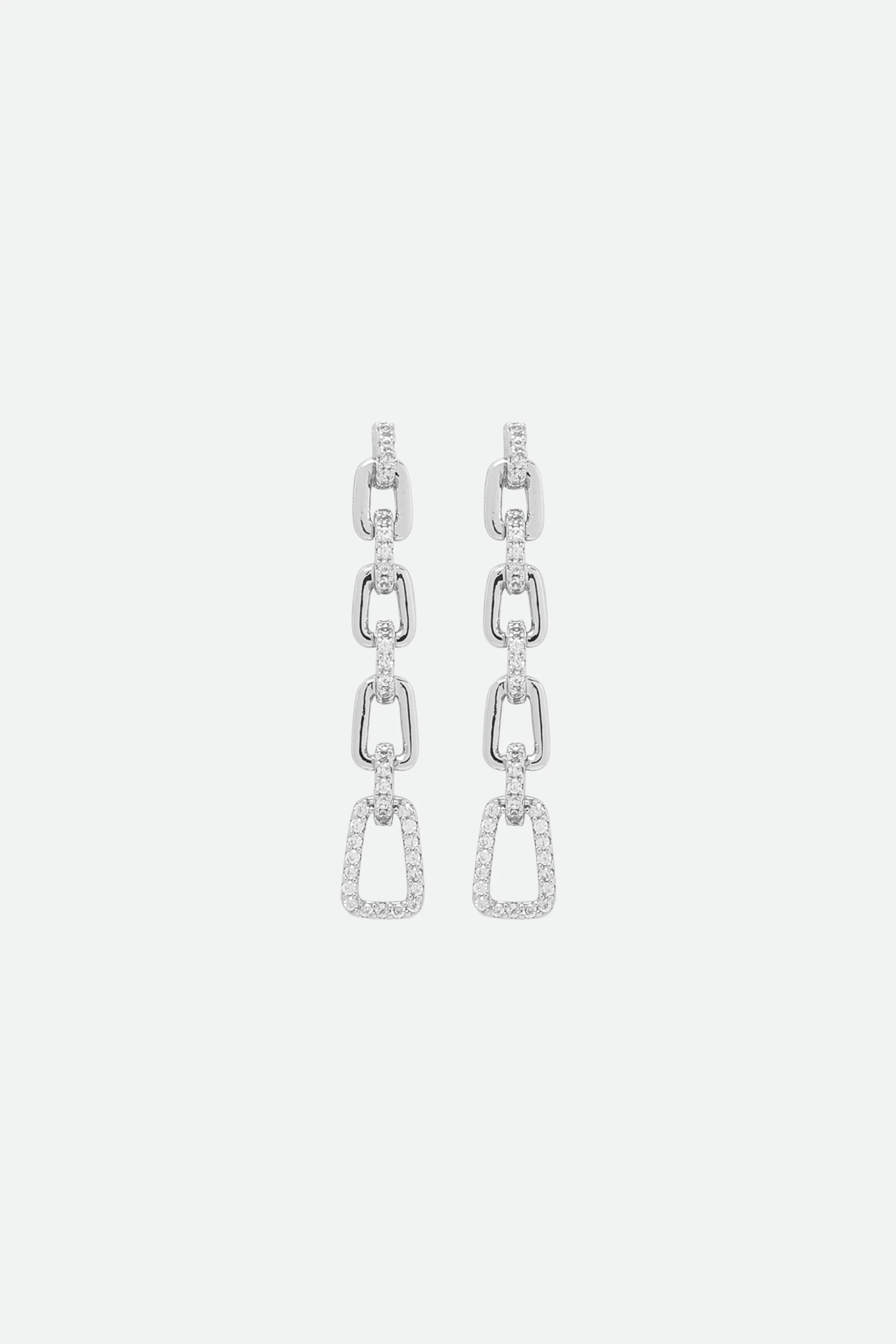 Image of Melusina Bijoux Orecchini Catena Argento