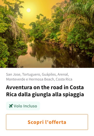 Avventura on the road in Costa Rica dalla giungla alla spiaggia