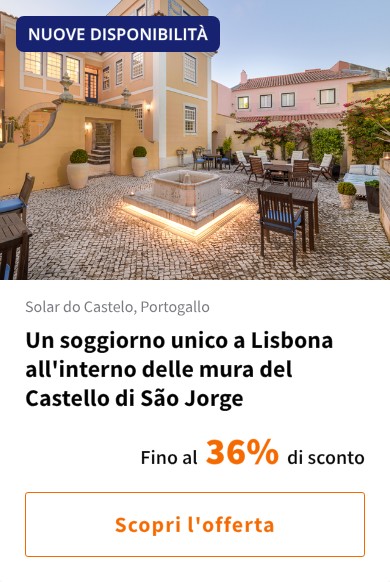 Un soggiorno unico a Lisbona all&#x27;interno delle mura del Castello di São Jorge