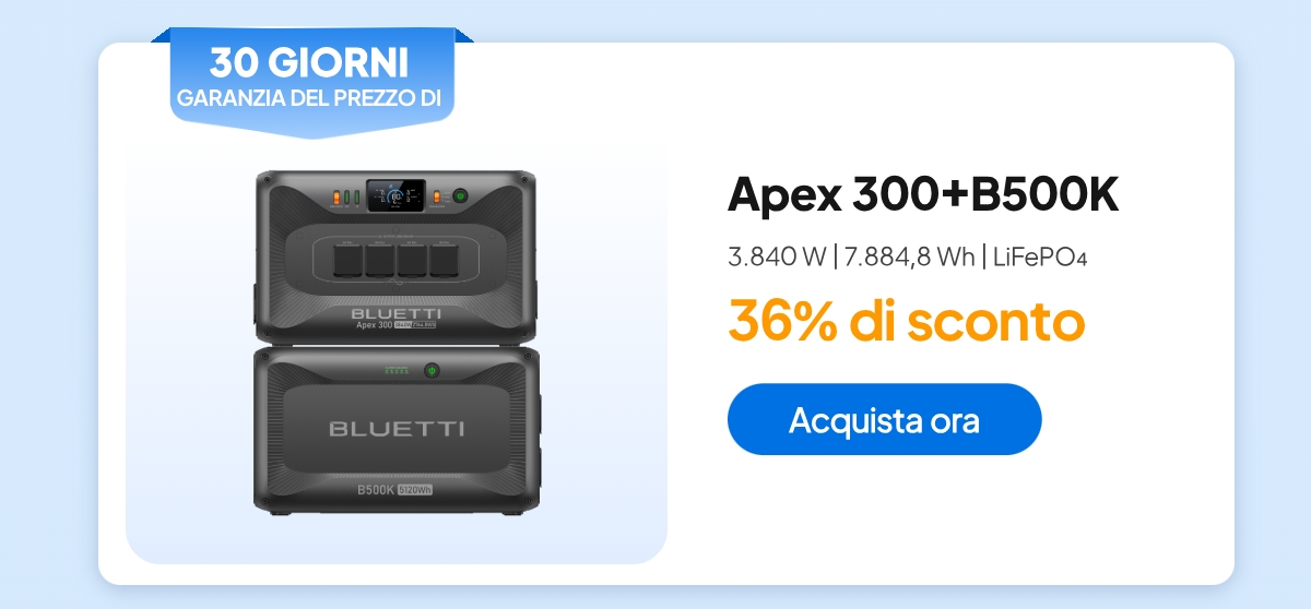 BLUETTI Apex 300+B500K