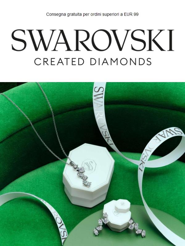 Un regalo è per sempre con i gioielli Swarovski Created Diamonds