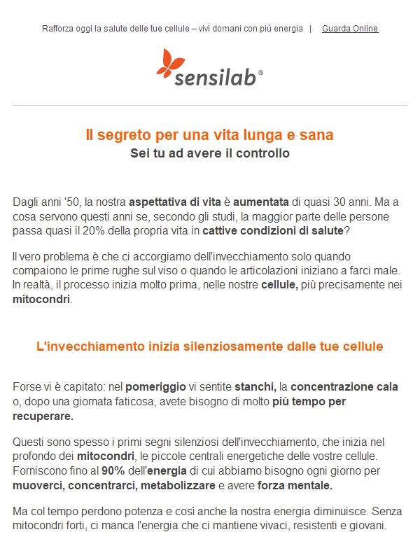 Il segreto per una vita lunga e sana