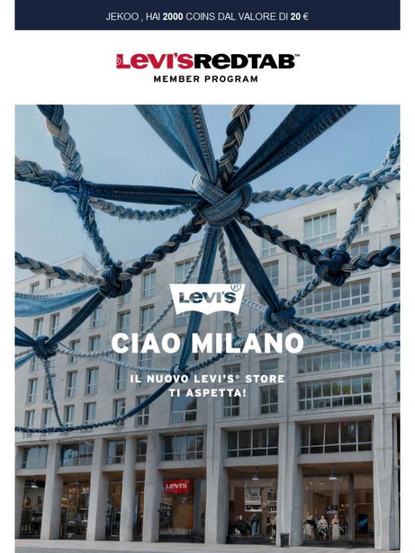 Levi's® Store Milano Vittorio Emanuele II è aperto!