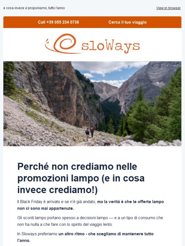 Perché non crediamo nelle promozioni lampo