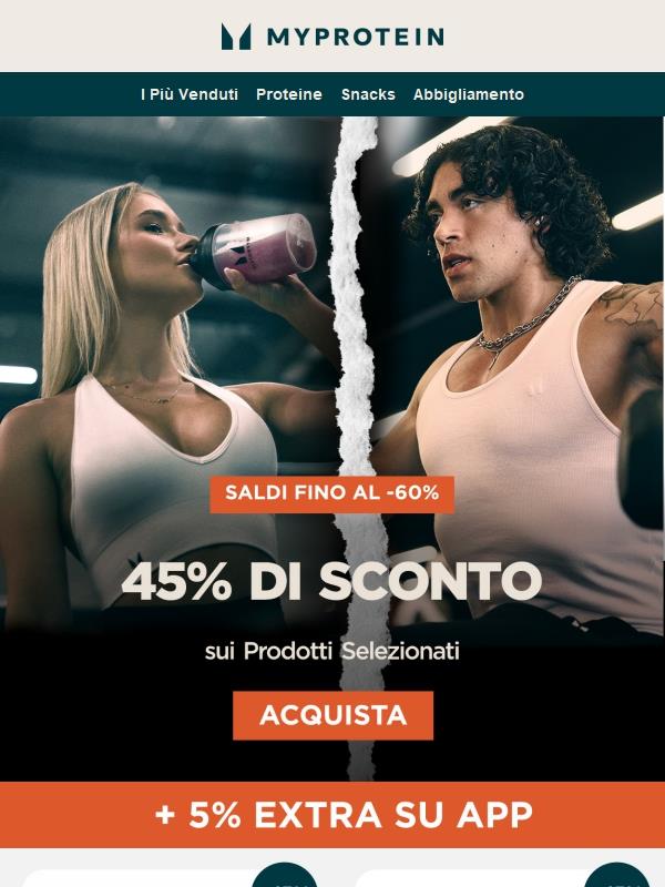 Price Drop ⚡️ -45% sui Top Selezionati