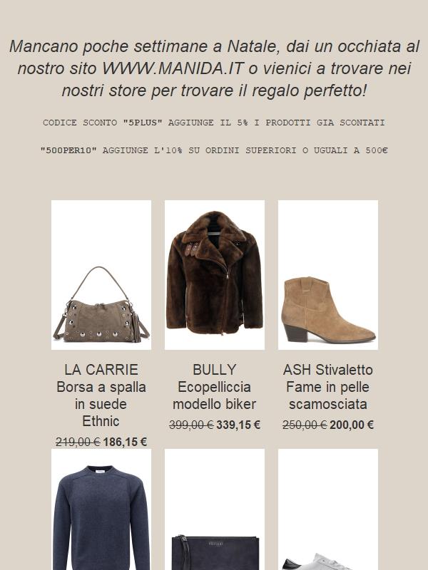 MANIDA.IT | È ora di pensare ai regali di Natale!