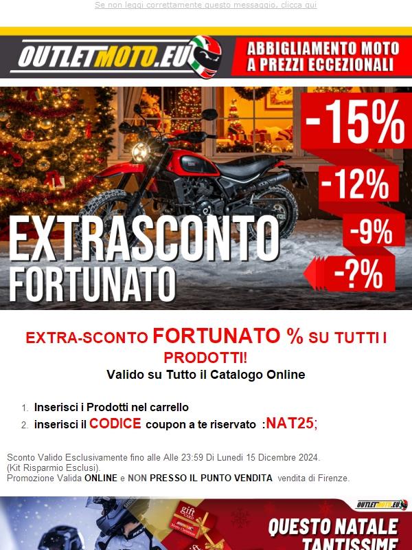 🎅  EXTRA SCONTO 🎅 FORTUNATO  Su tutti i Prodotti Disponibili 🎅 Tante Idee Regalo Con Spedizione Immediata!