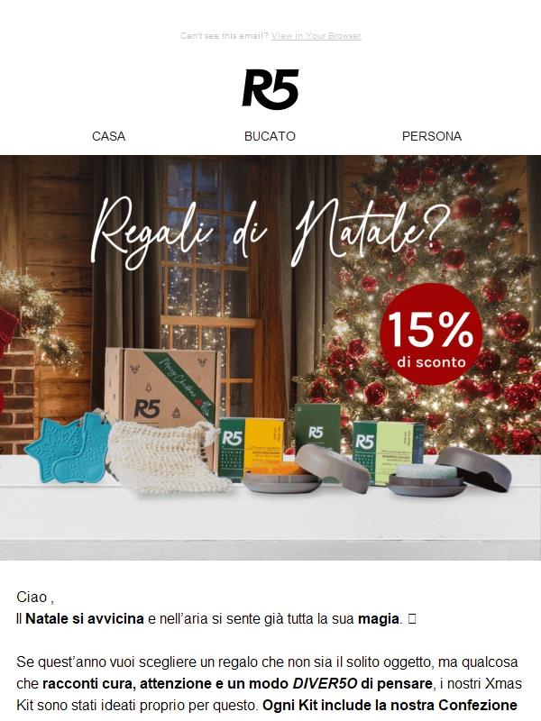 Idee per i Regali di Natale? Risparmia il 15%!