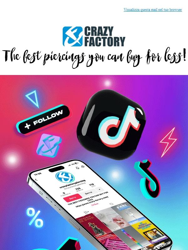 👉 Seguici su TikTok per avere uno sconto del 10%,