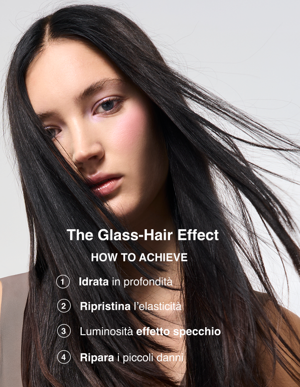 The Glass-Hair Effect