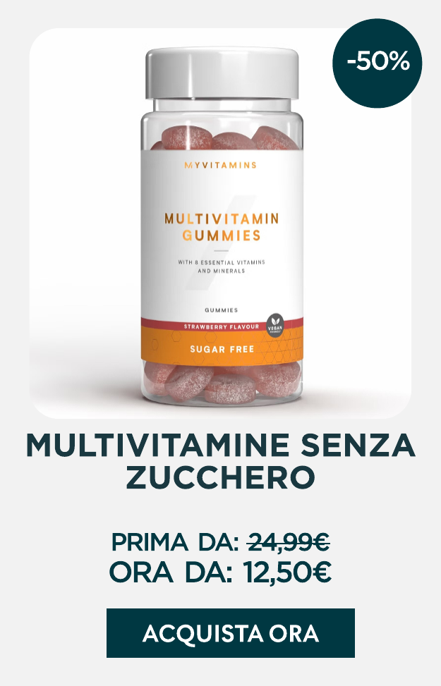 multivitamine senza zucchero