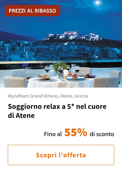 Soggiorno relax a 5* nel cuore di Atene