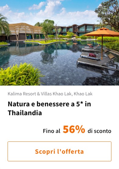 Natura e benessere a 5* in Thailandia