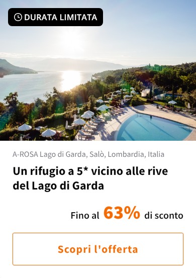 Un rifugio a 5* vicino alle rive del Lago di Garda