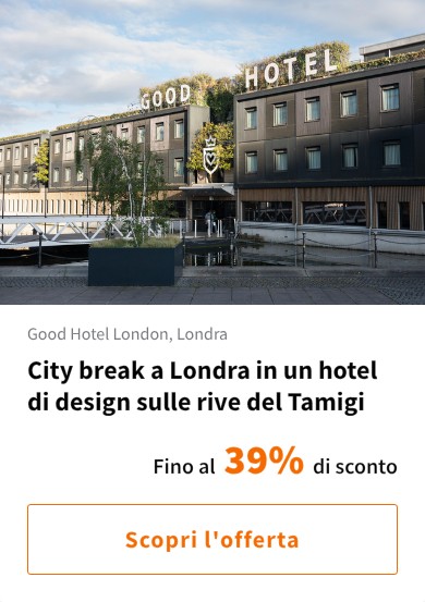City break a Londra in un hotel di design sulle rive del Tamigi