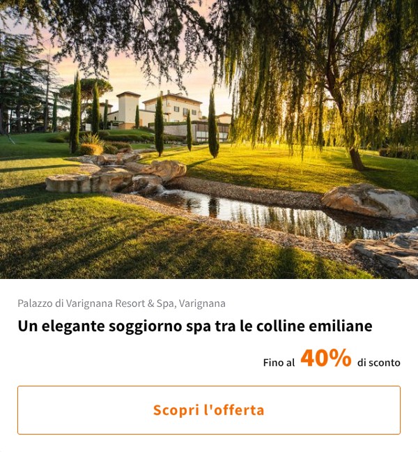 Un elegante soggiorno spa tra le colline emiliane