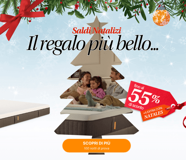 Saldi Natalizi Il regalo più bello.... fino al 55% di sconto +5 EXTRA CON: NATALE5