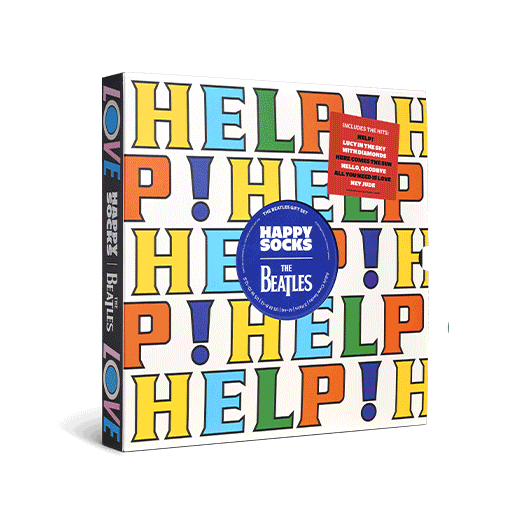 The Beatles 6-Pack Socks Gift Set