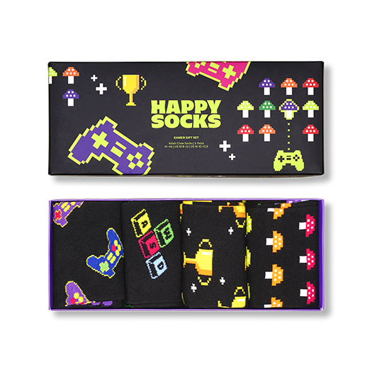 4-Pack Gamer Socks Gift Set
