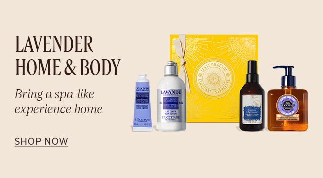 LAVENDER HOME & BODY | BRING A SPA-LIKE EXPERIENCE HOME | SHOP NOW