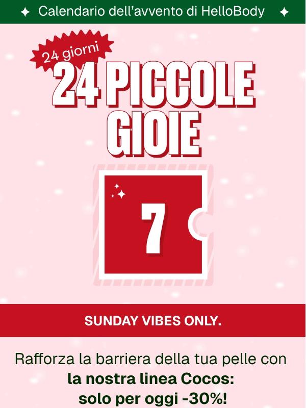 La casella 7 è APERTA — COCOs a –40% 💥