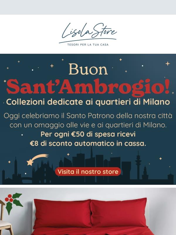 🎁 Buon Sant'Ambrogio, è tempo di regali! Sorprendi chi ami con le collezioni ispirate a Milano