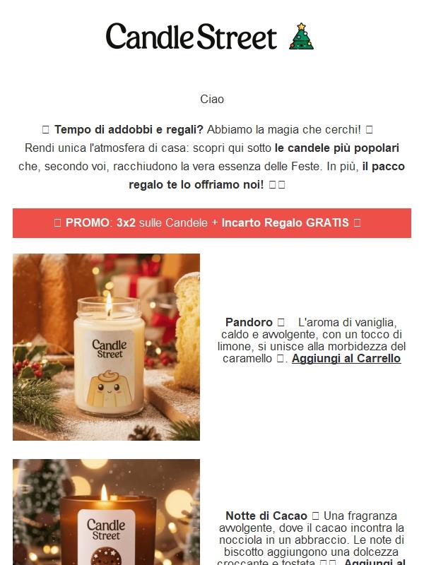🎅 Le candele che sanno di Natale (e di regali!)