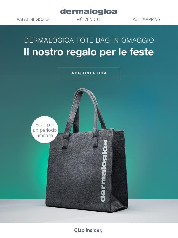Tote Bag Dermalogica IN REGALO!