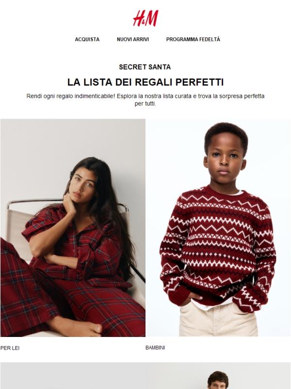 La lista dei regali perfetti